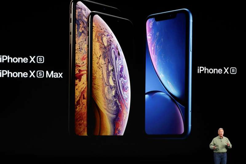 2018年9月12日，蘋果電腦舉行秋季發表會，發售3款新iPhone：iPhone XS、iPhone XS Max與iPhone XR。（美聯社）