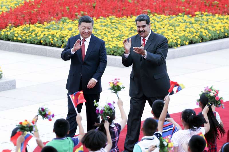 委內瑞拉總統馬杜洛出訪北京,被視為向中國討救兵。(AP) 委內瑞拉總統馬杜洛出訪北京,被視為向中國討救兵。(AP)