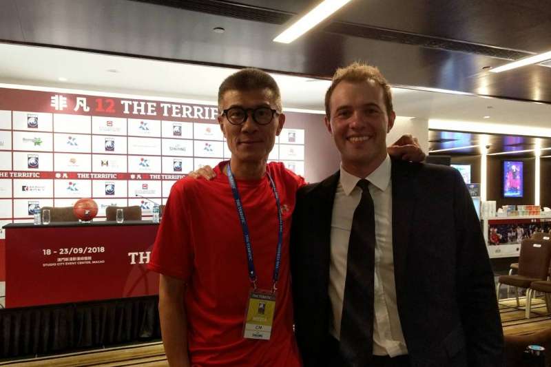 亞洲聯賽公司執行長馬特（Matt Bayer）。  (圖由李亦伸提供)