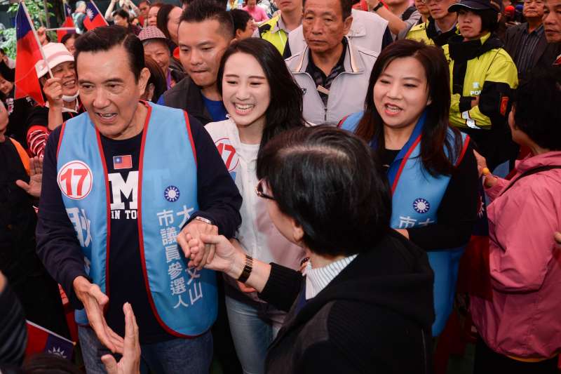 20181020-耿葳競選總部成立大會,前總統馬英九出席。(甘岱民攝) 20181020-耿葳競選總部成立大會,前總統馬英九出席。(甘岱民攝)