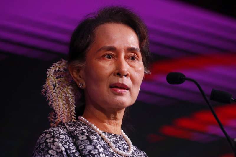 緬甸最高領導人翁山蘇姬(AP) 緬甸最高領導人翁山蘇姬(AP)