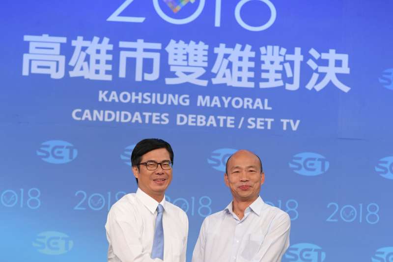 九合一大選落幕，高雄市長選戰備受全國關注，原來早在3月，國民黨當選人韓國瑜就已和民進黨候選人陳其邁經私下進行協議。（資料照，三立電視台提供）