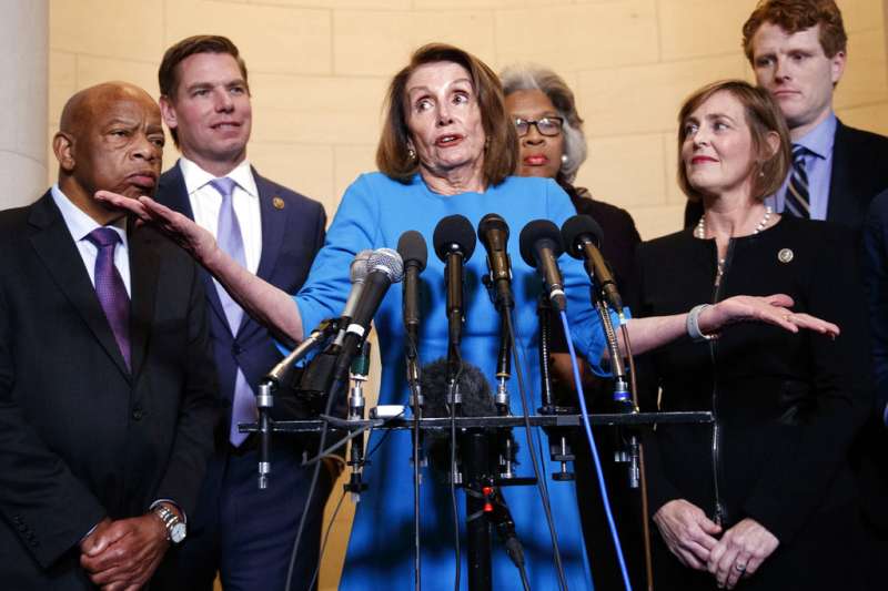美國民主黨眾議院領袖裴洛西。(AP) 美國民主黨眾議院領袖裴洛西。(AP)
