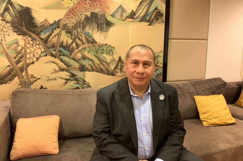 Qwant商務開發董事米凱利(Philippe Micaelli)(簡恒宇攝) Qwant商務開發董事米凱利(Philippe Micaelli)(簡恒宇攝)