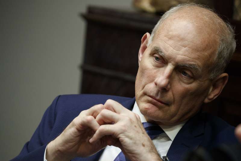 美國總統川普的白宮幕僚長凱利(John Kelly)(AP) 美國總統川普的白宮幕僚長凱利(John Kelly)(AP)