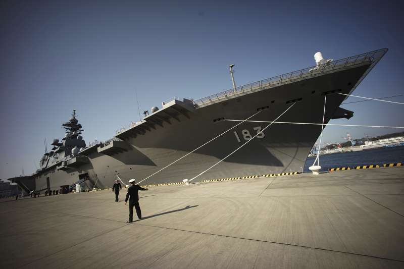 日本「出雲號」（JS Izumo）直昇機護衛艦（AP）