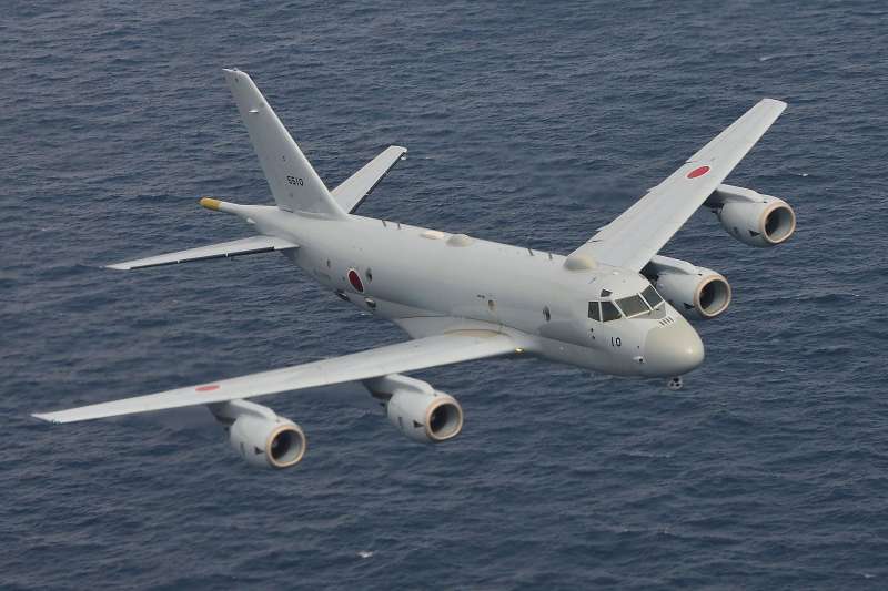 P-1海上巡邏機。(海上自衛隊) P-1海上巡邏機。(海上自衛隊)