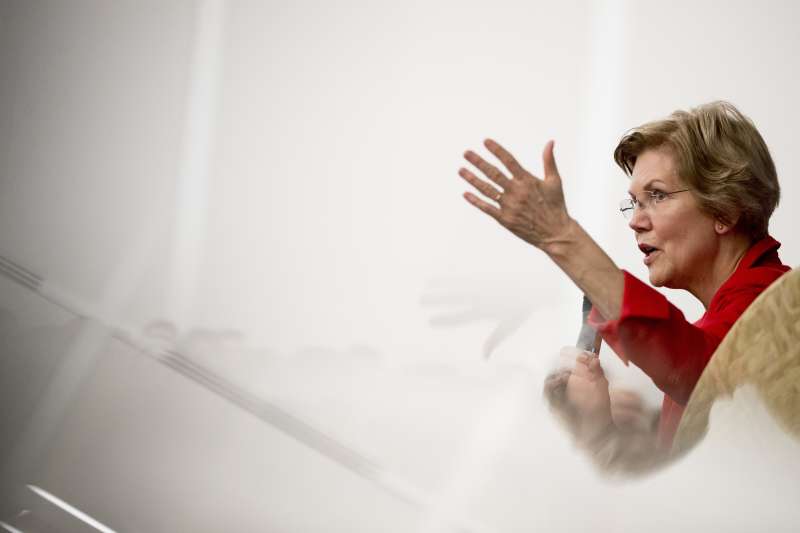美國民主黨麻州聯邦參議員華倫(Elizabeth Warren)(AP) 美國民主黨麻州聯邦參議員華倫(Elizabeth Warren)(AP)