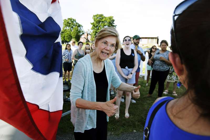 美國民主黨麻州聯邦參議員華倫（Elizabeth Warren）（AP）