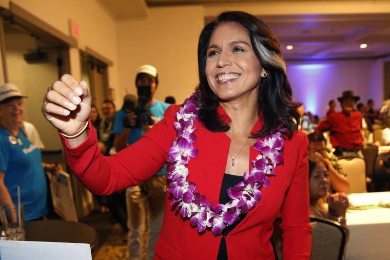 美國夏威夷州民主黨籍聯邦眾議員加巴德(Tulsi Gabbard)(AP) 美國夏威夷州民主黨籍聯邦眾議員加巴德(Tulsi Gabbard)(AP)