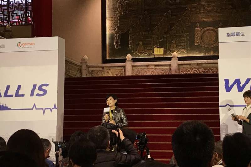 20190115-文化部長鄭麗君15日出席台灣、新加坡合資共製電視劇《你那邊怎樣,我這邊OK》開鏡記者會。圖為鄭麗君致詞。(吳尚軒攝) 20190115-文化部長鄭麗君15日出席台灣、新加坡合資共製電視劇《你那邊怎樣,我這邊OK》開鏡記者會。圖為鄭麗君致詞。(吳尚軒攝)