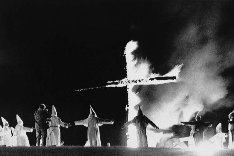 美國維吉尼亞州的三K黨(Ku Klux Klan)集會(AP) 美國維吉尼亞州的三K黨(Ku Klux Klan)集會(AP)