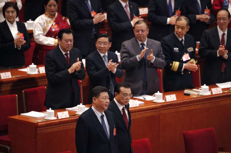 習近平與李克強。(美聯社) 習近平與李克強。(美聯社)