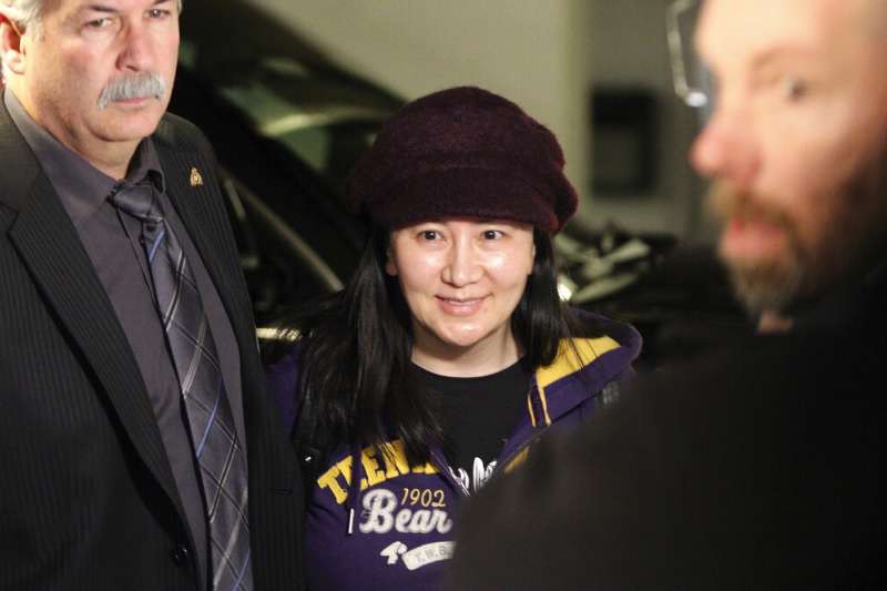 華為創辦人任正非之女孟晚舟6日在加拿大出庭。(美聯社) 華為創辦人任正非之女孟晚舟6日在加拿大出庭。(美聯社)