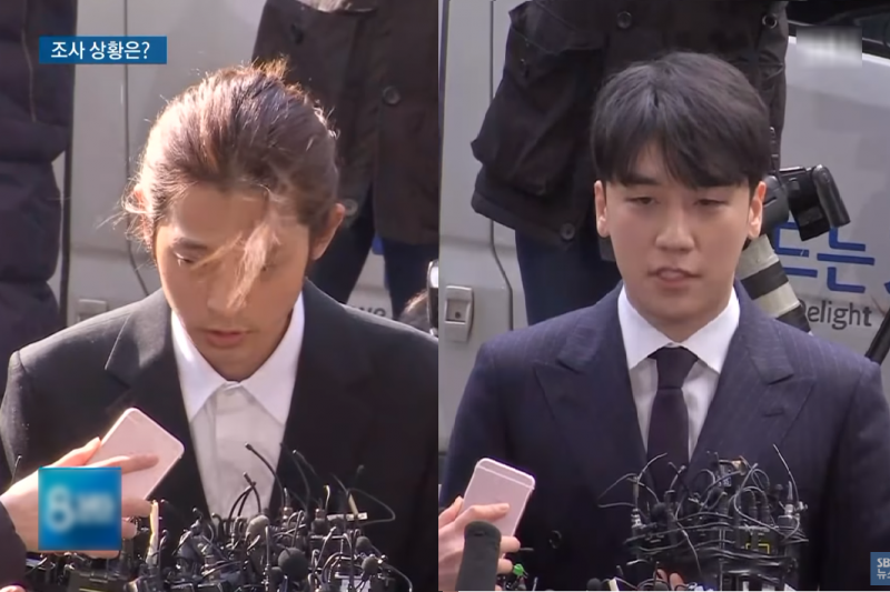 Bigbang前成員勝利涉嫌性招待、歌手鄭俊英偷拍而遭全民撻伐，沒想到他們的對話群組爆出一連穿的案外案......（圖/取自youtube）