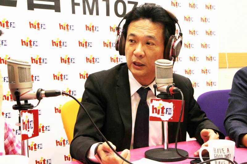 20190319-民進黨立委林俊憲19日上午接受《周玉蔻嗆新聞》專訪。「Hit Fm《周玉蔻嗆新聞》製作單位提供」