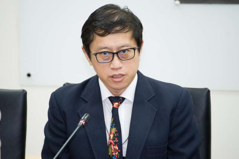 20190325-時代力量「韓國瑜踩主權紅線 中央地方嚴格把關」記者會,台灣制憲基金會副執行長宋承恩。(甘岱民攝) 20190325-時代力量「韓國瑜踩主權紅線 中央地方嚴格把關」記者會,台灣制憲基金會副執行長宋承恩。(甘岱民攝)