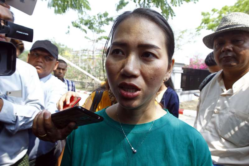 瓦隆的妻子潘艾雯。(AP) 瓦隆的妻子潘艾雯。(AP)