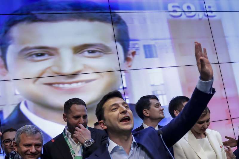 烏克蘭總統當選人哲連斯基(Volodymyr Zelensky)(AP) 烏克蘭總統當選人哲連斯基(Volodymyr Zelensky)(AP)