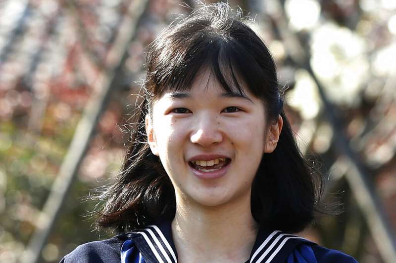 天皇德仁的獨生女愛子內親王。(美聯社) 天皇德仁的獨生女愛子內親王。(美聯社)