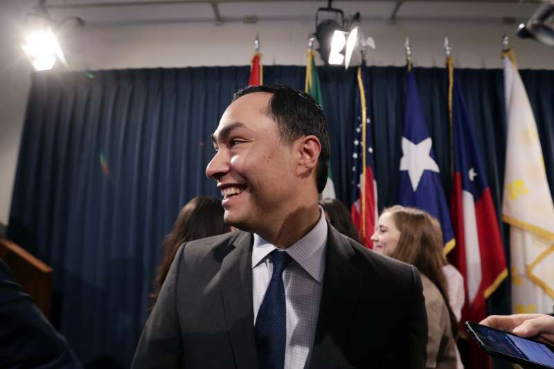 美國民主黨籍議員卡斯楚投入2020年總統選戰(美聯社) 美國民主黨籍議員卡斯楚投入2020年總統選戰(美聯社)