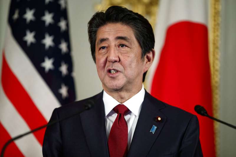 日本首相安倍晉三。(美聯社) 日本首相安倍晉三。(美聯社)