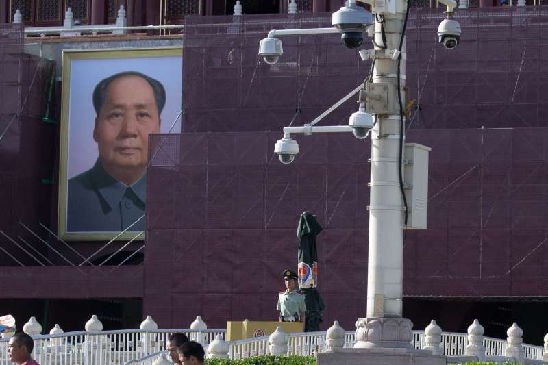 2019年,六四事件30周年,北京天安門廣場戒備森嚴,官方全面監控(AP) 2019年,六四事件30周年,北京天安門廣場戒備森嚴,官方全面監控(AP)