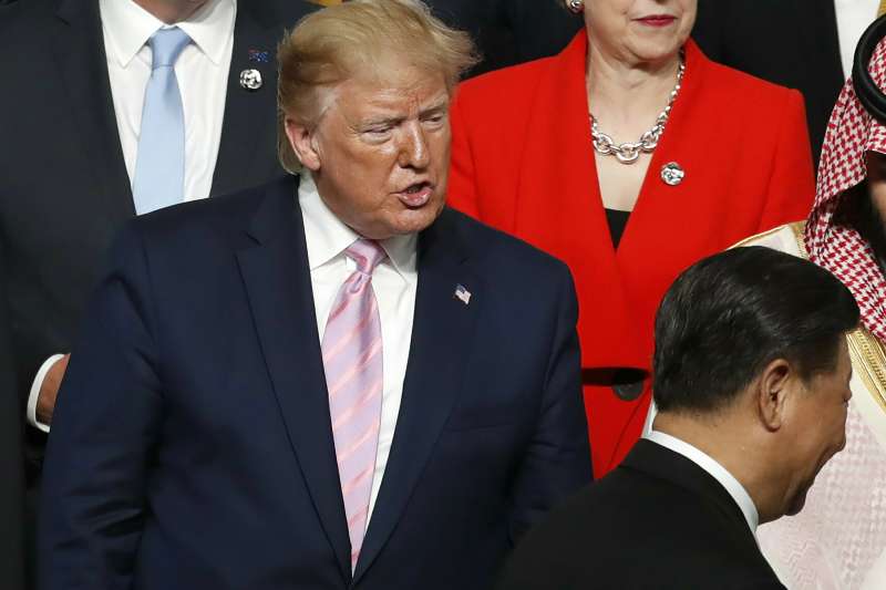 2019年6月28日,G20領導人大阪峰會,美國總統川普與中國國家主席習近平(AP) 2019年6月28日,G20領導人大阪峰會,美國總統川普與中國國家主席習近平(AP)