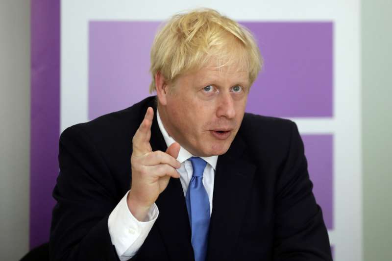 英國首相強森（Boris Johnson）（AP）