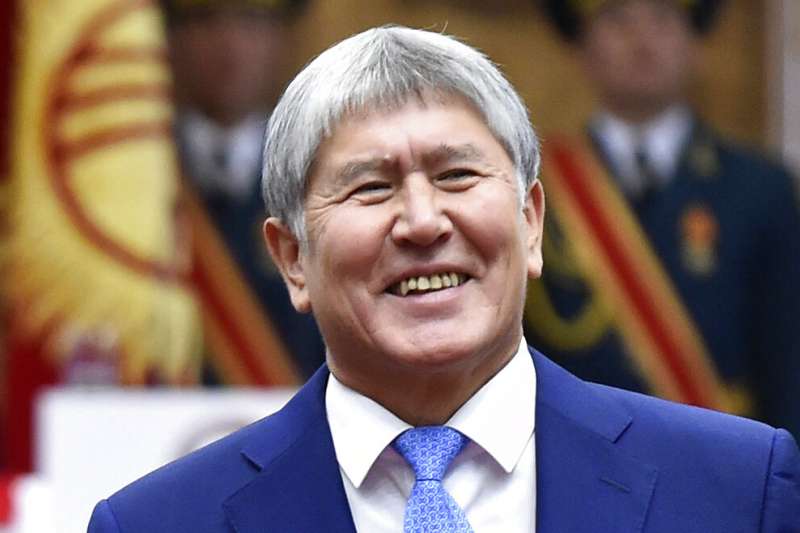 吉爾吉斯前總統阿坦巴耶夫。(美聯社) 吉爾吉斯前總統阿坦巴耶夫。(美聯社)
