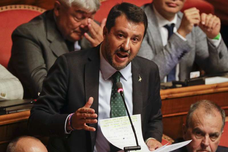 義大利聯盟黨領導人、副總理兼內政部長薩爾維尼(Matteo Salvini)(AP) 義大利聯盟黨領導人、副總理兼內政部長薩爾維尼(Matteo Salvini)(AP)