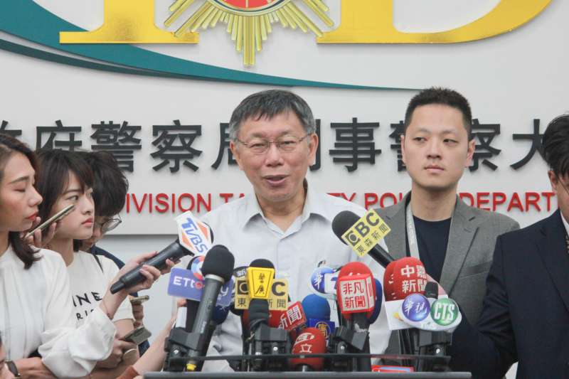拒絕郭台銘「斗內」? 柯文哲:競選費用太高是政治敗壞的開始-風傳媒