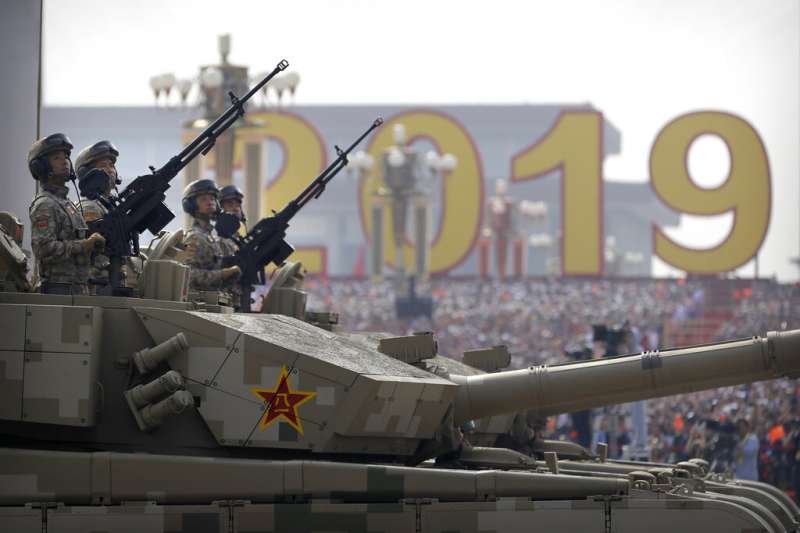2019十一國慶的天安門大閱兵、解放軍。(美聯社) 2019十一國慶的天安門大閱兵、解放軍。(美聯社)