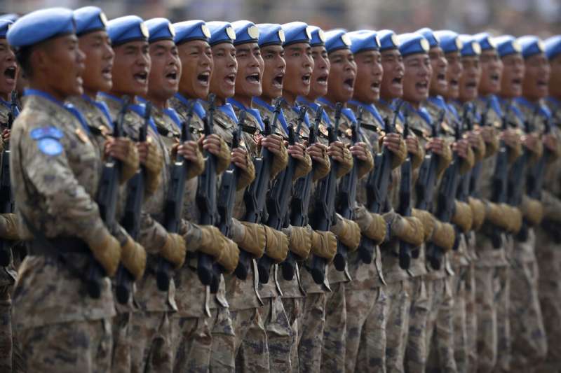 2019十一國慶大閱兵、解放軍。(美聯社) 2019十一國慶大閱兵、解放軍。(美聯社)