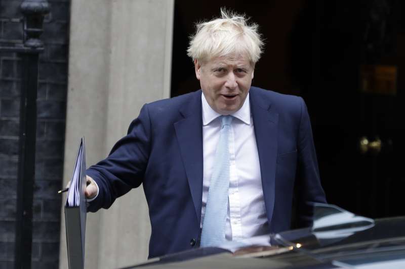 2019年10月3日,英國首相強森(Boris Johnson)提出新版脫歐方案(AP) 2019年10月3日,英國首相強森(Boris Johnson)提出新版脫歐方案(AP)