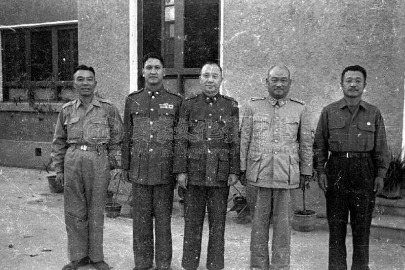 章毓金、李樹正、韓德勤、劉峙、杜聿明(取自臉書粉絲專頁「近代煙雲」) 章毓金、李樹正、韓德勤、劉峙、杜聿明(取自臉書粉絲專頁「近代煙雲」)
