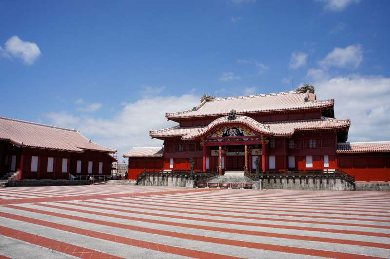 沖繩的首里城正殿。(663highland@wikipedia/CC BY 2.5) 沖繩的首里城正殿。(663highland@wikipedia/CC BY 2.5)