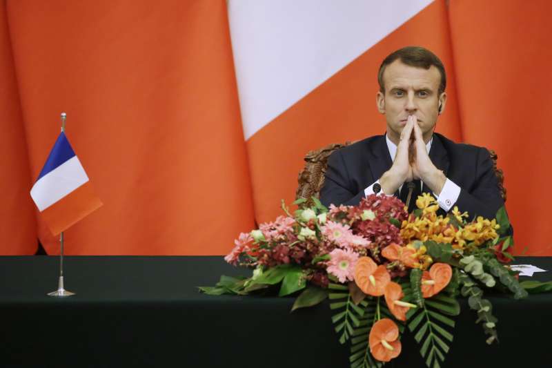 法國總統馬克宏（Emmanuel Macron）（AP）