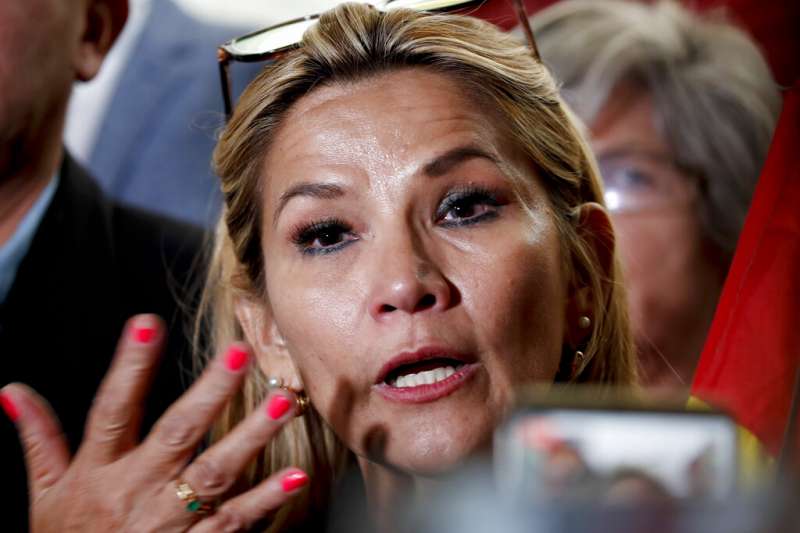 玻利維亞參議院反對派領袖、第二副議長艾尼茲。(AP) 玻利維亞參議院反對派領袖、第二副議長艾尼茲。(AP)