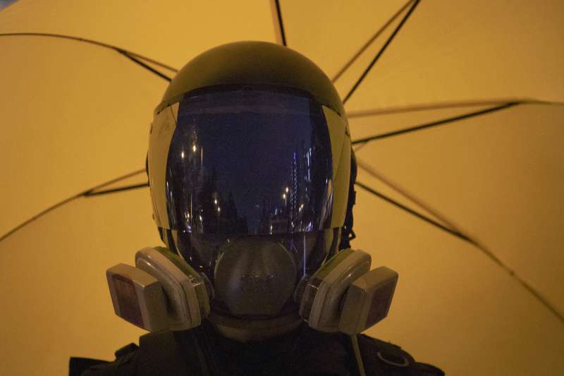 2019年11月,香港反送中,全城大亂。(AP) 2019年11月,香港反送中,全城大亂。(AP)