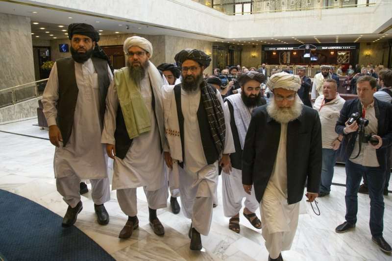 恐怖組織「神學士」駐杜哈總部主任巴拉達(Mullah Abdul Ghani Baradar)。(AP) 恐怖組織「神學士」駐杜哈總部主任巴拉達(Mullah Abdul Ghani Baradar)。(AP)