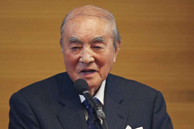 日本前首相中曾根康弘。(美聯社) 日本前首相中曾根康弘。(美聯社)