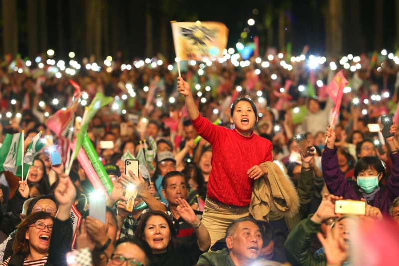 817萬張選票的託付，小英收到了。（顏麟宇攝）