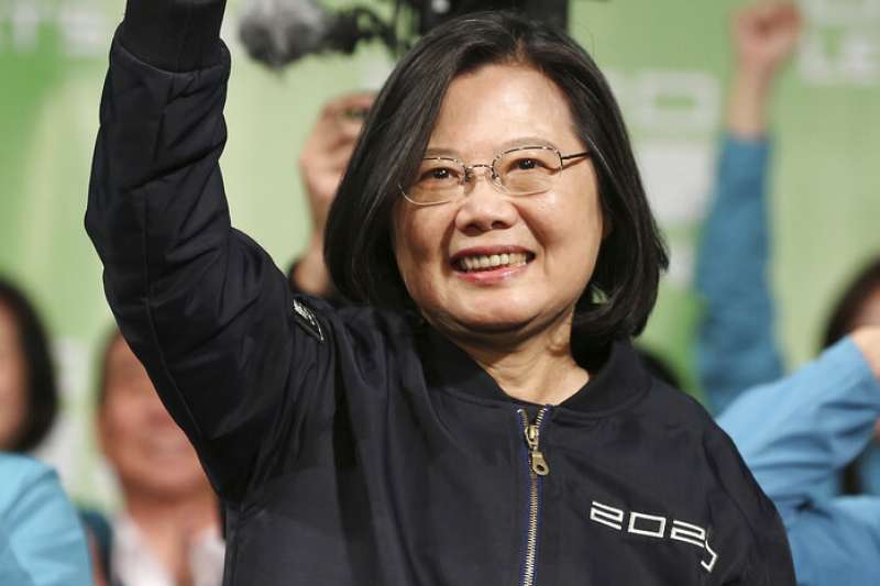 蔡英文總統以817萬票的優異表現成功連任。(美聯社) 蔡英文總統以817萬票的優異表現成功連任。(美聯社)