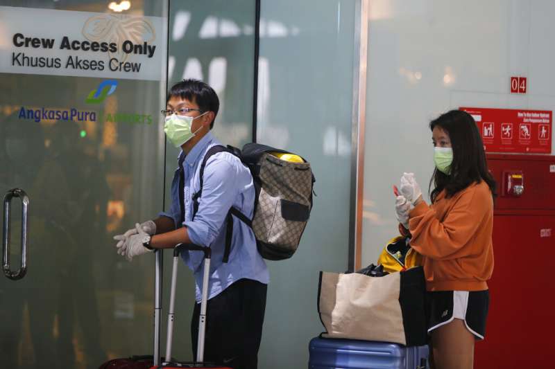 新型冠狀病毒、武漢肺炎、印尼境內的中國旅客。(AP) 新型冠狀病毒、武漢肺炎、印尼境內的中國旅客。(AP)