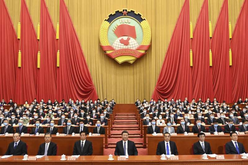 2020年中國兩會。5月21日,中國政協13屆三次會議開幕,習近平出席會議。(AP) 2020年中國兩會。5月21日,中國政協13屆三次會議開幕,習近平出席會議。(AP)