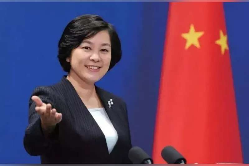 中國外交部新聞司司長,外交部發言人華春瑩。(翻攝中國外交部) 中國外交部新聞司司長,外交部發言人華春瑩。(翻攝中國外交部)