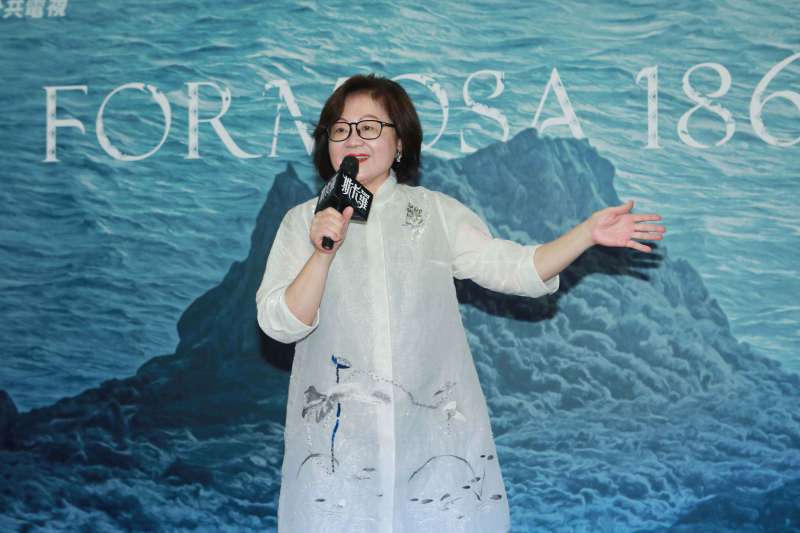 20200611-《斯卡羅》公廣集團董事長陳郁秀到場致詞。(公視提供) 20200611-《斯卡羅》公廣集團董事長陳郁秀到場致詞。(公視提供)
