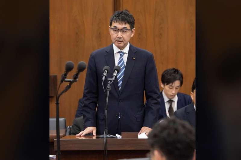 日本前法務大臣河井克行。（翻攝河井克行臉書）