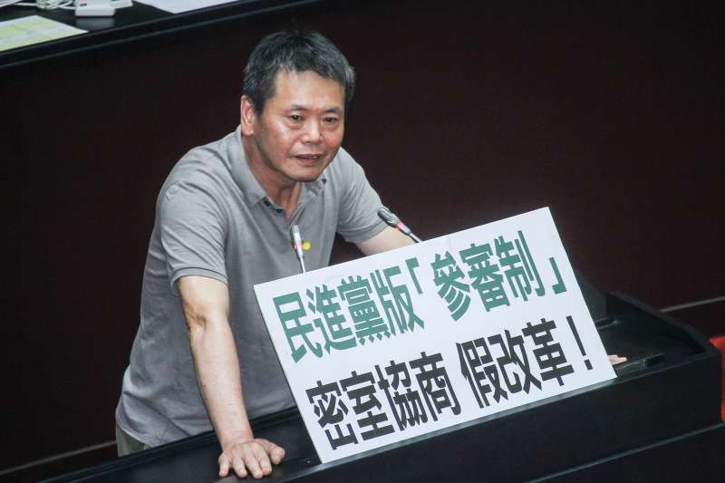 20200720-立院召開「國民參與刑事審判法草案」討論，立委林為洲進行發言。（蔡親傑攝）